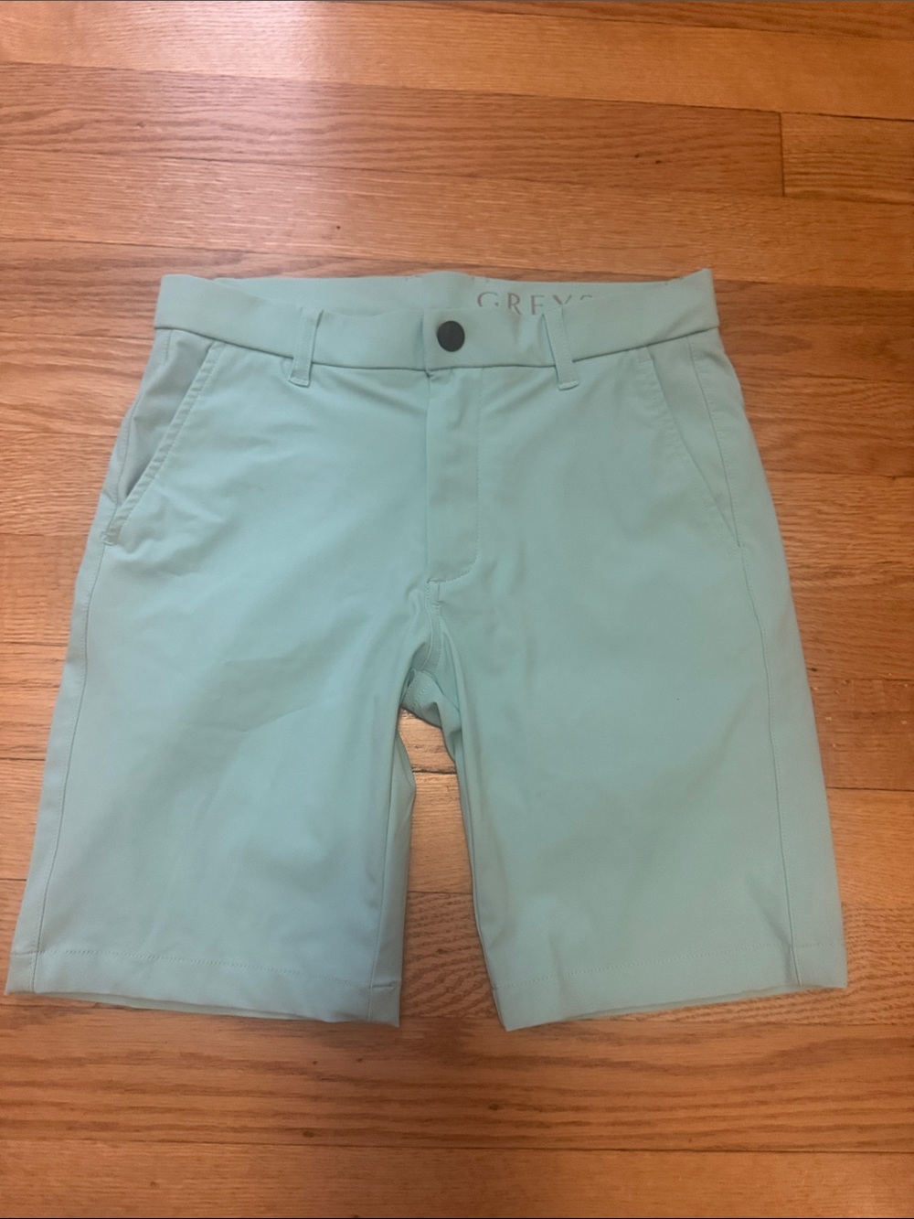 Greyson Boy’s Mint Green Flat Front Performance Shorts